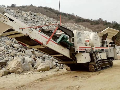 移動式石頭破碎機 移動式石頭破碎機