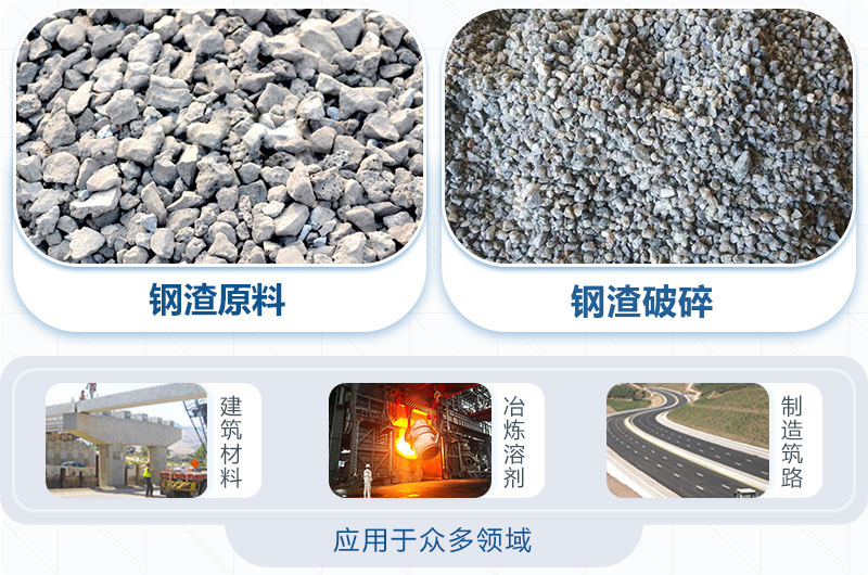 鋼渣破碎后應(yīng)用領(lǐng)域 鋼渣破碎后應(yīng)用領(lǐng)域