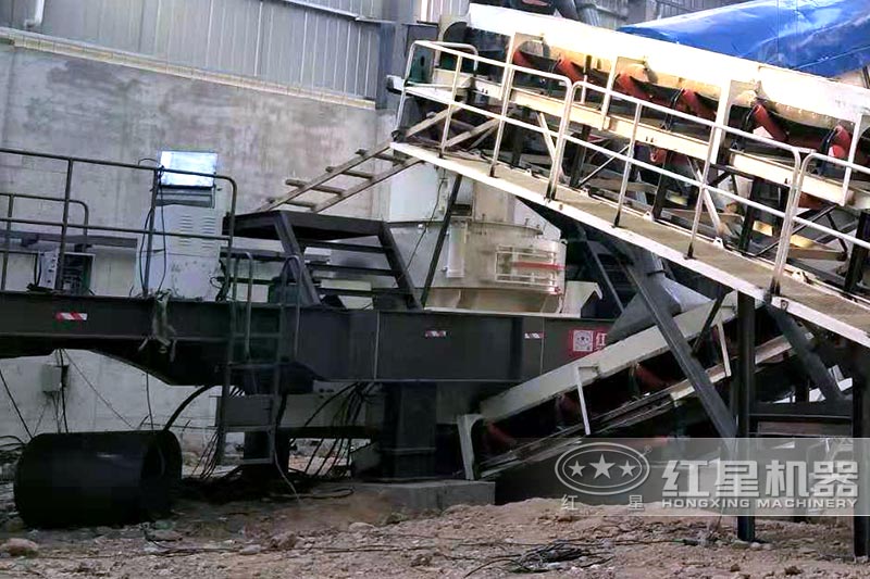 移動制沙機(jī)生產(chǎn)現(xiàn)場