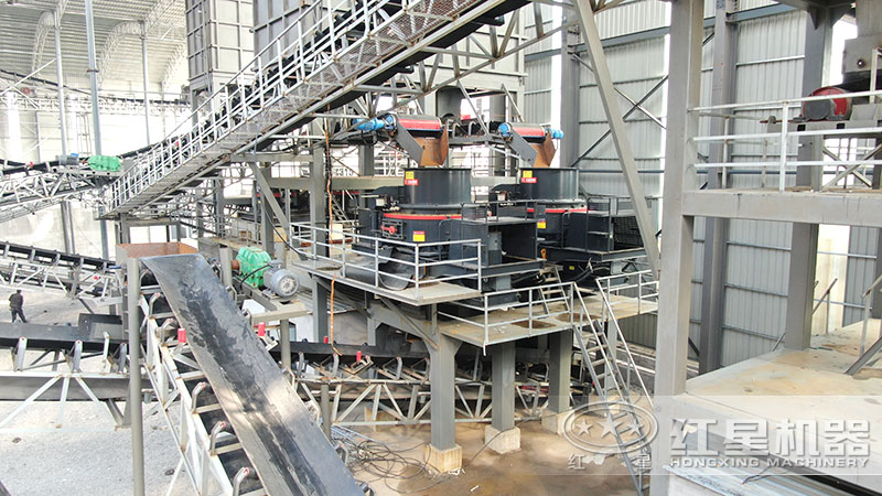 石灰石制沙設備:沖擊式制砂機實拍 石灰石制沙設備:沖擊式制砂機實拍