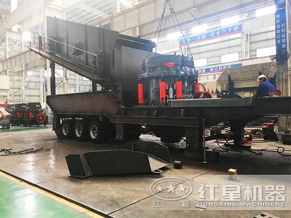 移動打石機生產(chǎn)廠家車間 移動打石機生產(chǎn)廠家車間