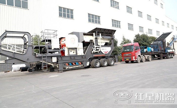 輪胎式車載移動粉碎機 輪胎式車載移動粉碎機