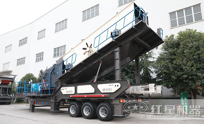 輪胎移動篩分設備 輪胎移動篩分設備