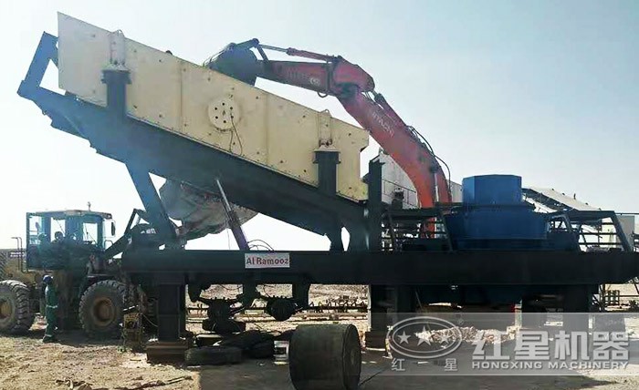 車載流動碎沙機(jī)