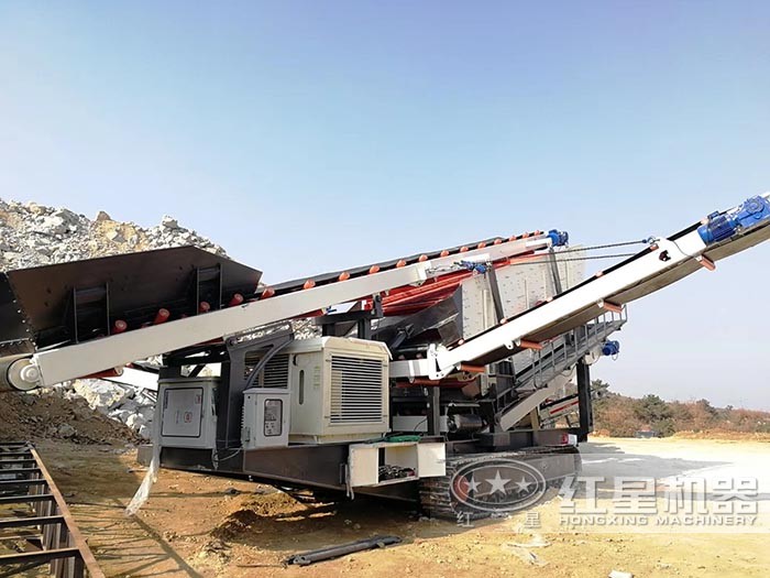 青石物料破碎生產線 青石物料破碎生產線