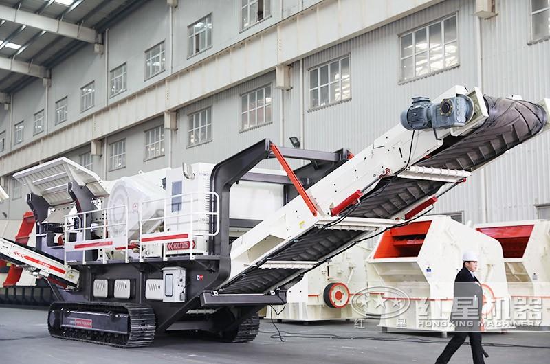 紅星履帶式移動碎石機(jī) 紅星履帶式移動碎石機(jī)