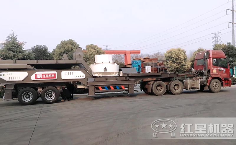 紅星移動式制砂機(jī)發(fā)貨圖
