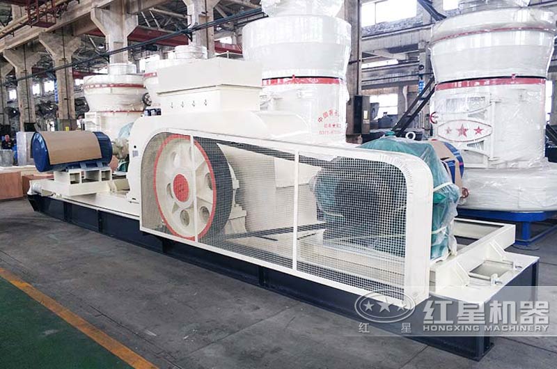 對輥式制砂機，體積小，移動方便