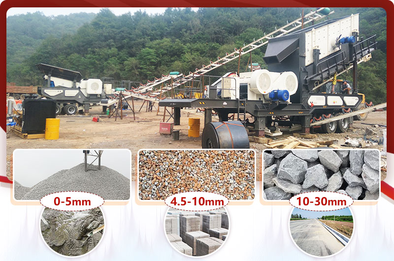 建筑垃圾變廢為寶，成品規(guī)格多