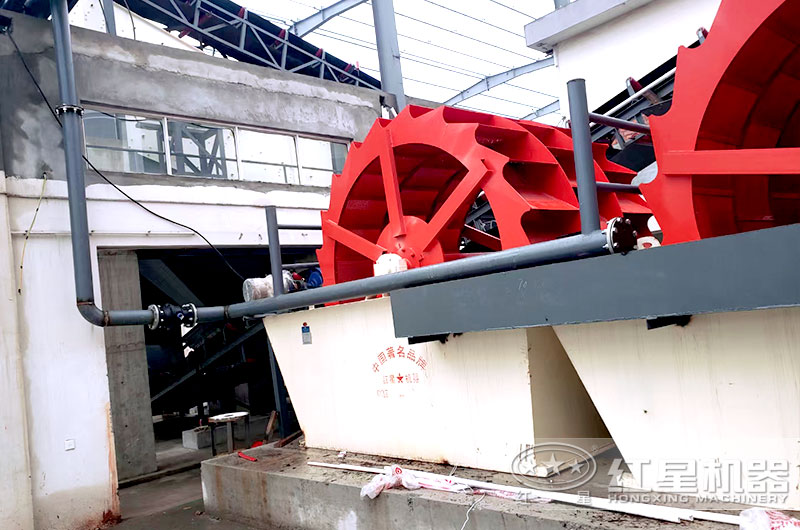 附帶洗砂機(jī)設(shè)備，洗凈度高達(dá)99%