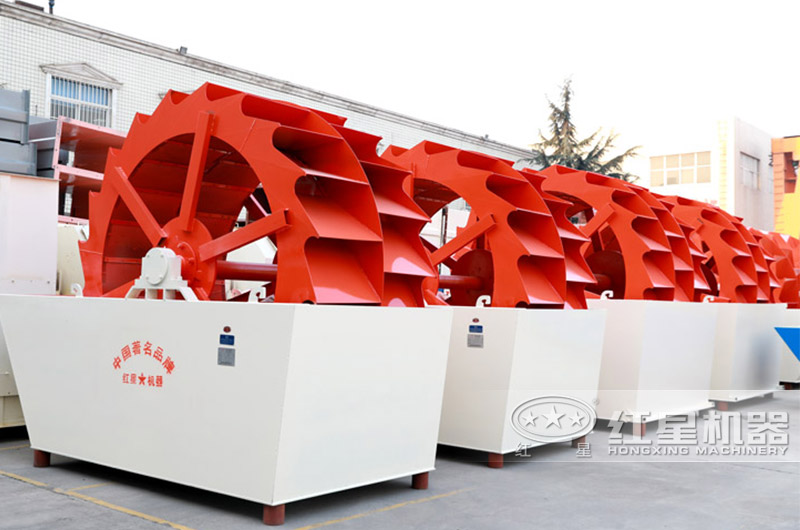 輪斗式洗砂機(jī)，洗凈度高達(dá)99%