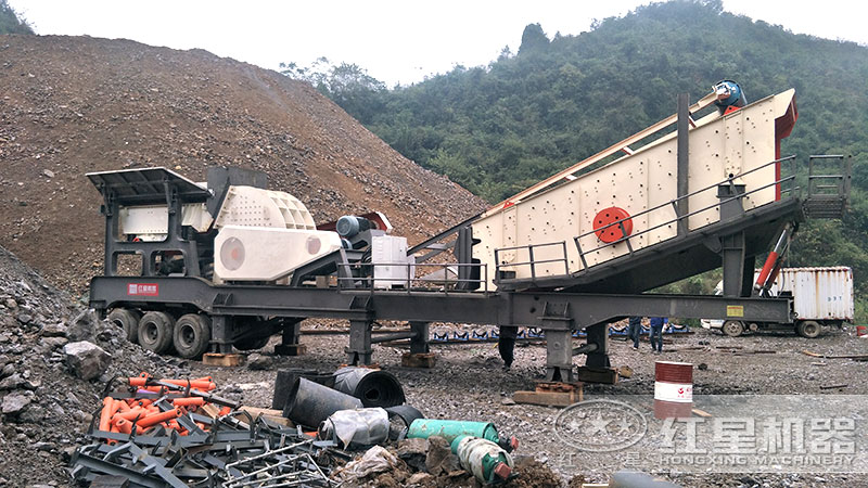 移動制砂機(jī)-搭配錘式破碎機(jī)